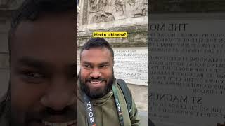 London Monument station ki ah Peru enduku petaro telsa ukteluguvlogs teluguvlogs dailyshorts [upl. by Euqininod658]