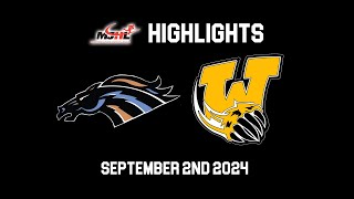 PRESEASON Swan Valley Stampeders  Waywayseecappo Wolverines Sept 224 [upl. by Adnolaj]