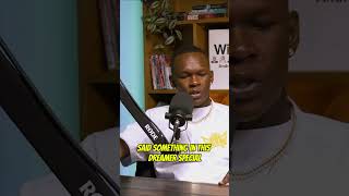 Israel Adesanya on Sean Strickland ufc mma youtubeshorts podcast [upl. by Naloc218]