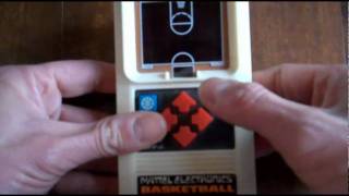 Mattel Electronics Handheld Games  Basketball 1978 [upl. by Annael543]