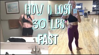 INTERMITTENT FASTING HOW I LOST 30 LBS amp ATE WHATEVER I WANTED  QUICK amp EASY WEIGHT LOSS [upl. by Gereld515]