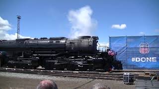 Spike 150  Big Boy 4014 and 844 Steam Locomotive Whistle Sound Off [upl. by Rooney958]