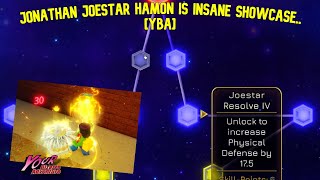 YBA JONATHAN JOESTAR HAMON IS INSANE IN THE NEW YBA UPDATE FULL SHOWCASE [upl. by Ridglee]