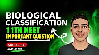 Biological Classification Important Questions  Class 11 Biology  NEET  CBSE 2024  Class 11th [upl. by Alekin960]