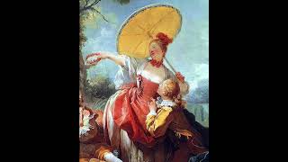 Jean Honoré Fragonard  The Musical Contest rococo artwork [upl. by Pas]