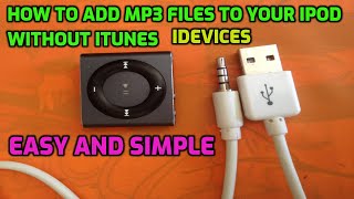 How to Transfer MP3 to iPod And all iDevices Without iTunes easy and simple [upl. by Rubia255]