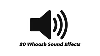 20 FREE CINEMATIC WHOOSH SOUND EFFECTS  High quality 4k Audios [upl. by Pollitt]