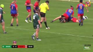 2018 Andrew Johns Cup Finals HighlightsWestern Rams v Illawarra South Coast Dragons [upl. by Oicnanev]