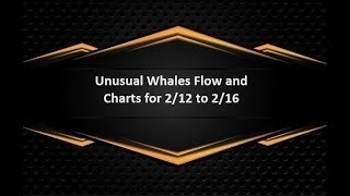 Unusual Whales Flow and Charts for 212 to 216 [upl. by Gahan112]