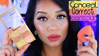 How I use the NYX Conceal Correct Contour Palette [upl. by Eural]