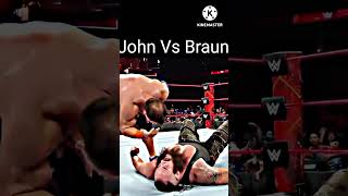 John Cena Vs Braun strowman ll wwe trending views views shorts short viral trend [upl. by Barrada]