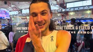 George Beamish Miscounts Laps At Millrose Still Breaks New Zealand 2 Mile Record [upl. by Roux]