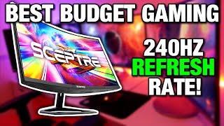 Sceptre Curved 240Hz Must Watch Review  Budget Gaming Monitor with High Refresh Rate [upl. by Irabaj517]