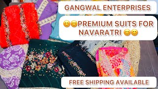 BOUTIQUE STYLE FANCY SUITS FOR NAVARATRI 😍😍  KATRAN MARKET [upl. by Danielson557]