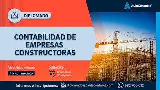 CONTABILIDAD DE EMPRESAS CONSTRUCTORAS [upl. by Repooc643]