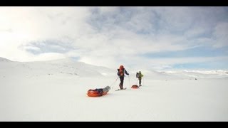 EXTREM SCHLITTENTOUR Norwegen Hardangervidda Outdoor adventure [upl. by Karel]