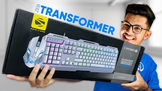 Zebronics ZebTransformer Gaming Keyboard amp Mouse Combo Unboxing 🔥 [upl. by Marilin]