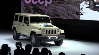 2012 Jeep Wrangler Mojave 4x4 debuts at New York Auto Show [upl. by Noram]