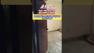 Flat For Sale in Gulshan e iqbal shorts realestate [upl. by Vona]