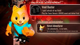 I GOT ROBLOX DOORS VOID BUSTER SECRET BADGE [upl. by Nauqit]