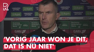 Dijkhuizen BEGRIPVOL na ExcelsiorVitesse 12 Iedereen stelt DEZELFDE VRAGEN [upl. by Garbers]