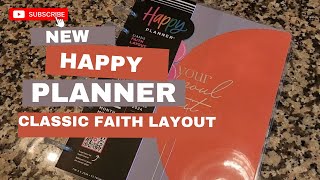 Happy Planner Review 2024 Peony amp Sky Faith Happy Planner  Classic Faith Layout  12 Month [upl. by Einnok]