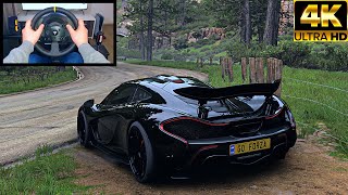 McLaren P1  Forza Horizon 5  Thrustmaster TX Steering Wheel Gameplay [upl. by Farrel]