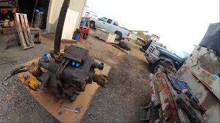 Sundstrand hydrostatic pump teardown [upl. by Nylime987]