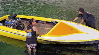 Lake Havasu Site 6 Loading Dock  boat test for water leakes [upl. by Redmer]