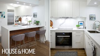 Interior Design — Small Condo Kitchen Reno [upl. by Nealson]