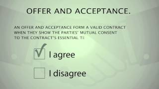 Requirements for a Valid Contract [upl. by Crow]