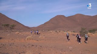 Trek Maroc quotElles marchentquot 2019  Étape N°2 de pierres et de sable [upl. by Orban]