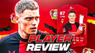 87 WIRTZ BUNDESLIGA PLAYER OF THE MONTH PLAYER REVIEW  POTM  EAFC 24 ULTIMATE TEAM [upl. by Stringer]