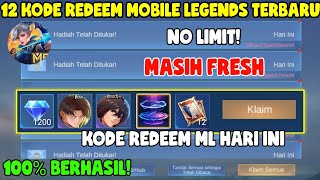 BURUAN 12 KODE REDEEM ML TERBARU KODE REDEEM MOBILE LEGENDS KODE REDEEM ML HARI INI FEBRUARI 2024 [upl. by Mordy774]