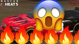 THE MOST INTENSE RACING  Kentucky Eldora Michigan  NASCAR Heat 5  Career Mode 29 [upl. by Scheers]