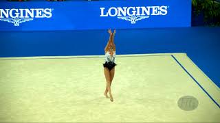 AVERINA Dina RUS  2017 Rhythmic Worlds Pesaro ITA  Qualifications Hoop [upl. by Stander]