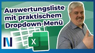 Excel Dynamische Auswertungsliste – mit DropdownMenü noch einfacher anzuwenden [upl. by Ahael]