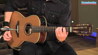 Takamine P3NY quotNew Yorkerquot Acousticelectric Guitar Demo  Sweetwater Sound [upl. by Ecinahc]