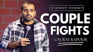 COUPLE FIGHTS  Gaurav Kapoor  Stand Up Comedy  Audience Interaction [upl. by Kerrie288]