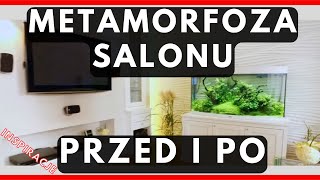 Metamorfoza Przed i Po  Zgłoś remont  Inspiracje  Aranżacje Salon inspiracje Aranżacje salonu [upl. by Ogawa]