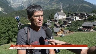 Valais Passions Canal9 retrouve François Perraudin à Ernen après la 1ère semaine de son périple [upl. by Akenn]