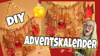 DIY ADVENTSKALENDER 🎁 basteln Last Minute schnell amp einfach  Mavie Family [upl. by Stout]