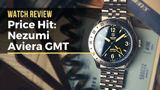 Nezumi Aviera Automatic GMT Tough Traveller Under 400 EuroDollar Watch Review [upl. by Clayborne]