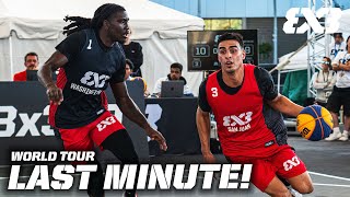 Last Minute⏱San Juan v Washington DC  FIBA 3x3 World Tour Edmonton  3x3 Basketball [upl. by Fonda]