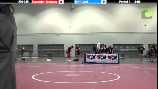 Cadet  BOY 220285  Alexander Espinosa vs Tyler Curd [upl. by Enilrae]