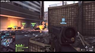 BF4  XM25 airburst launcher quick how to [upl. by Ekusoyr483]