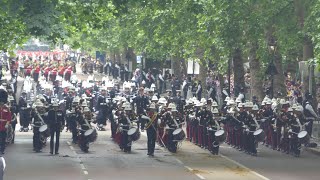 Platinum Jubilee Pageant  Military Procession [upl. by Averill575]