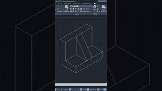 AutoCAD Isometric Drawing Exercise 2s [upl. by Riebling318]