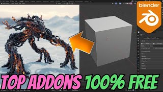 These 10 Free Blender Addons Are INSANE 😍 [upl. by Lemmie224]