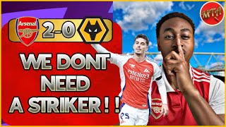 Havertz Is The Striker We NEED Gassed Match Reaction  Arsenal 20 Wolves [upl. by Loziram]